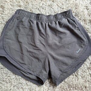 Nike Women's Lined Athletic Dri-Fit Shorts Gray